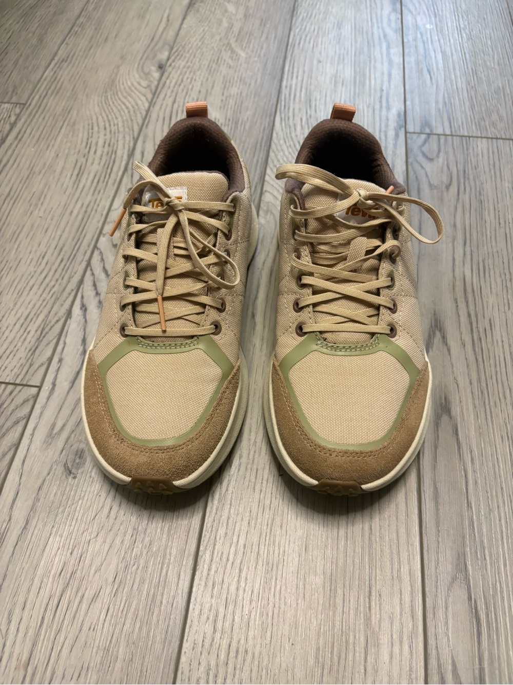 Teva Women's Tan and Olive Athletic Sneakers